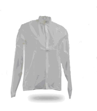 Blouson Transparent avec manches.