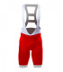 Rosti Cycling bib shorts red long distance