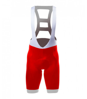Rosti Cycling bib shorts red long distance