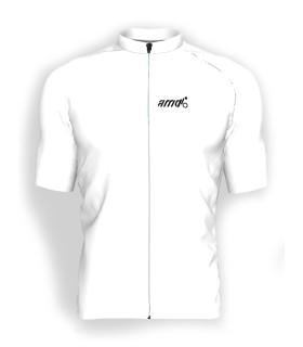 Mailot de vélo White AMD