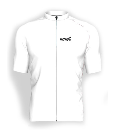 Mailot de vélo White AMD