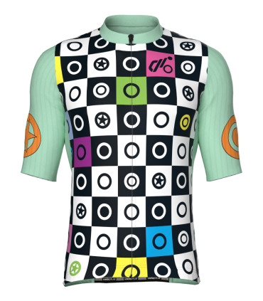 Maillot manches courte de vélo AMD round